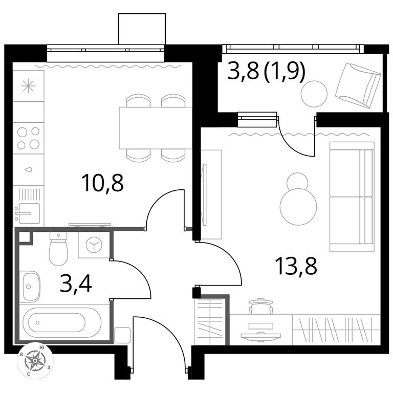Продажа 1-комн. квартиры, 34,2 м² в ЖК «Первый Лермонтовский», жилой комплекс 1-й Лермонтовский, Люберцы, Московская область, Россия #1 Продажа 1-комн. квартиры, 34,2 м² в ЖК «Первый Лермонтовский», жилой комплекс 1-й Лермонтовский, Люберцы, Московская область, Россия #1