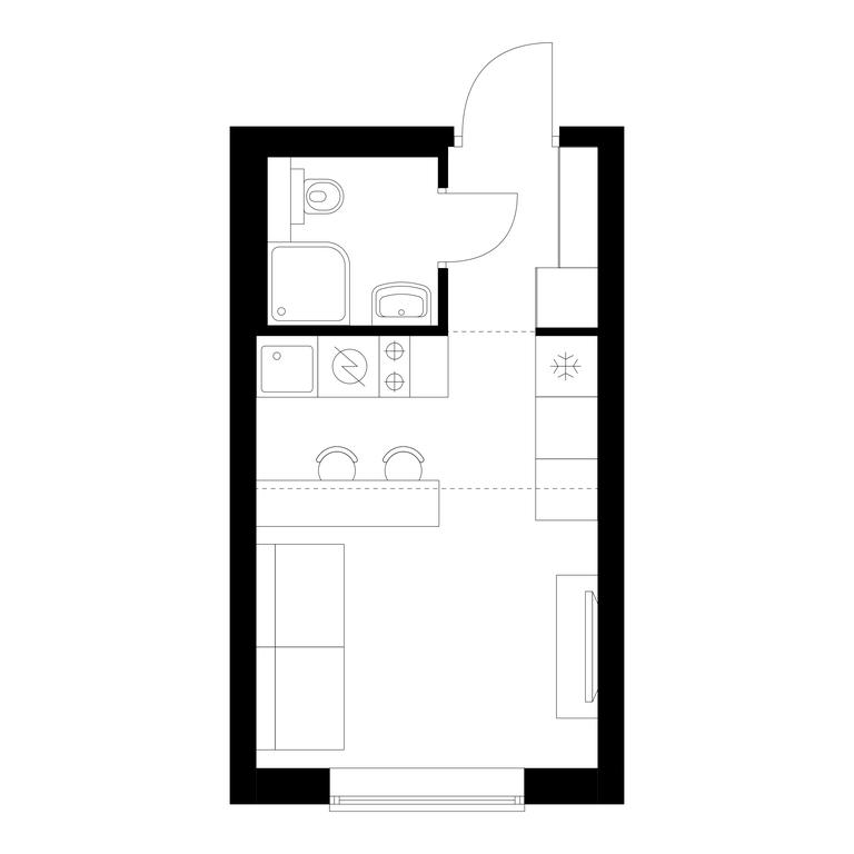 Apartment Sale, 19.4平方米 at Nikolskie Luga, Varshavskoye Highway, вл266с1, Moscow, Russia #1 Apartment Sale, 19.4平方米 at Nikolskie Luga, Varshavskoye Highway, вл266с1, Moscow, Russia #1