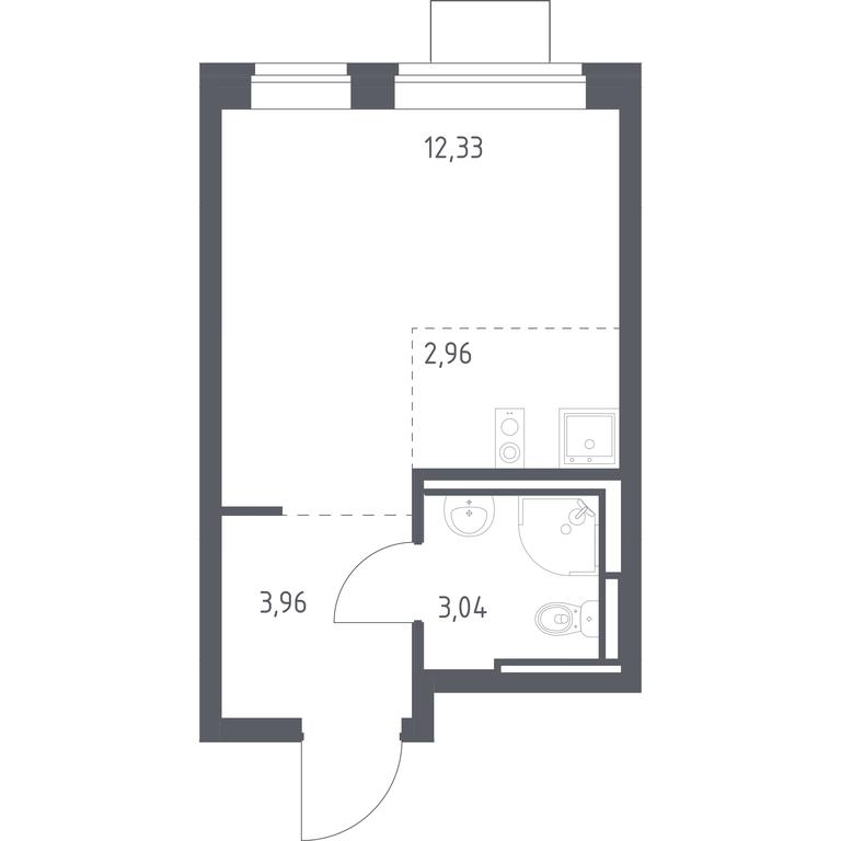 Apartment Sale, 22.29 sq. m. at Bogdanovskiy Les, derevnya Bogdanikha, Leninskiy City District, Moscow Region, Russia #1 Apartment Sale, 22.29 sq. m. at Bogdanovskiy Les, derevnya Bogdanikha, Leninskiy City District, Moscow Region, Russia #1
