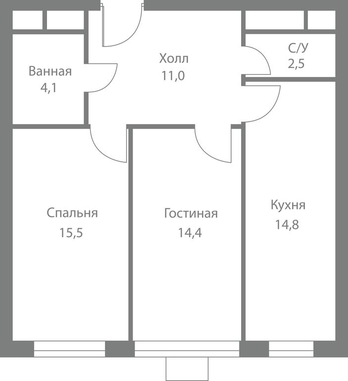 2-BD Apartment Sale, 62.3 sq. m. at Stellar City, Skolkovskoye Highway, 1, Moscow, Russia #1 2-BD Apartment Sale, 62.3 sq. m. at Stellar City, Skolkovskoye Highway, 1, Moscow, Russia #1