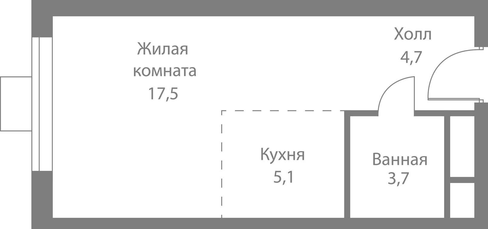Apartment Sale, 31平方米 at Stellar City, Skolkovskoye Highway, 1, Moscow, Russia #1