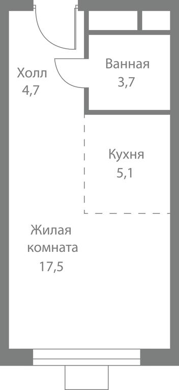 Apartment Sale, 31平方米 at Stellar City, Skolkovskoye Highway, 1, Moscow, Russia #1 Apartment Sale, 31平方米 at Stellar City, Skolkovskoye Highway, 1, Moscow, Russia #1