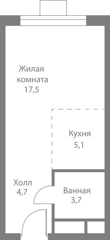 Apartment Sale, 31平方米 at Stellar City, Skolkovskoye Highway, 1, Moscow, Russia #1