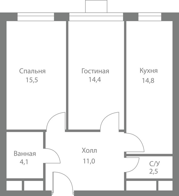 2-BD Apartment Sale, 62.3平方米 at Stellar City, Skolkovskoye Highway, 1, Moscow, Russia #1 2-BD Apartment Sale, 62.3平方米 at Stellar City, Skolkovskoye Highway, 1, Moscow, Russia #1