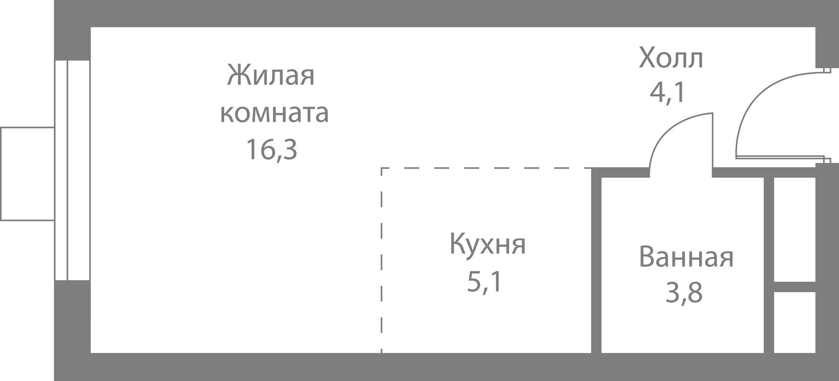 Apartment Sale, 29.3平方米 at Stellar City, Skolkovskoye Highway, 1, Moscow, Russia #1 Apartment Sale, 29.3平方米 at Stellar City, Skolkovskoye Highway, 1, Moscow, Russia #1