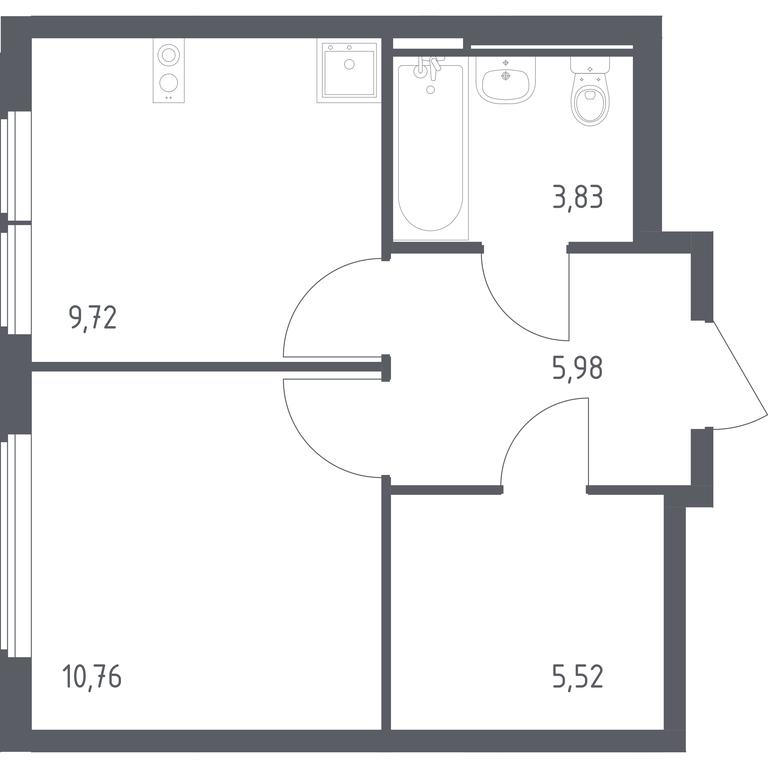 Apartment Sale, 35.81平方米 at Ostafevo, Ostafyevskoe Highway, 12к1, Ryazanovskoe Settlement, Moscow, Russia #1 Apartment Sale, 35.81平方米 at Ostafevo, Ostafyevskoe Highway, 12к1, Ryazanovskoe Settlement, Moscow, Russia #1