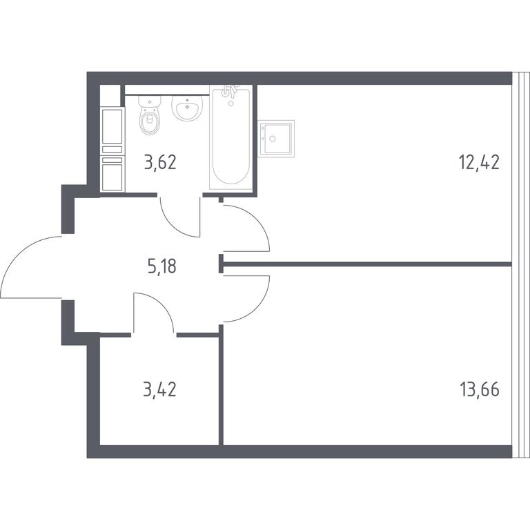 Apartment Sale, 38.3 sq. m. at MirrorZdanie, Oktyabrskaya Street, 98, Moscow, Russia #1 Apartment Sale, 38.3 sq. m. at MirrorZdanie, Oktyabrskaya Street, 98, Moscow, Russia #1