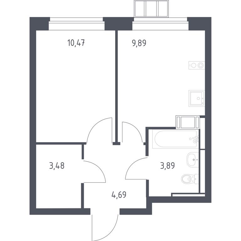 Apartment Sale, 32.4 sq. m. at Alkhimovo, Ryazanovskoe Highway, 31к1, Moscow, Russia #1 Apartment Sale, 32.4 sq. m. at Alkhimovo, Ryazanovskoe Highway, 31к1, Moscow, Russia #1
