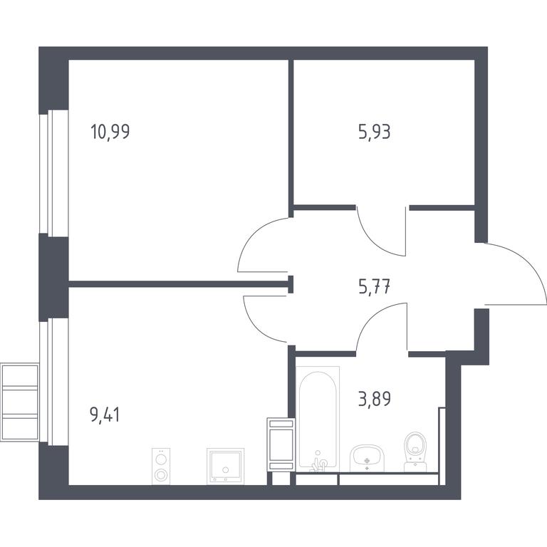 Apartment Sale, 36平方米 at Alkhimovo, Ryazanovskoe Highway, 31к1, Moscow, Russia #1 Apartment Sale, 36平方米 at Alkhimovo, Ryazanovskoe Highway, 31к1, Moscow, Russia #1