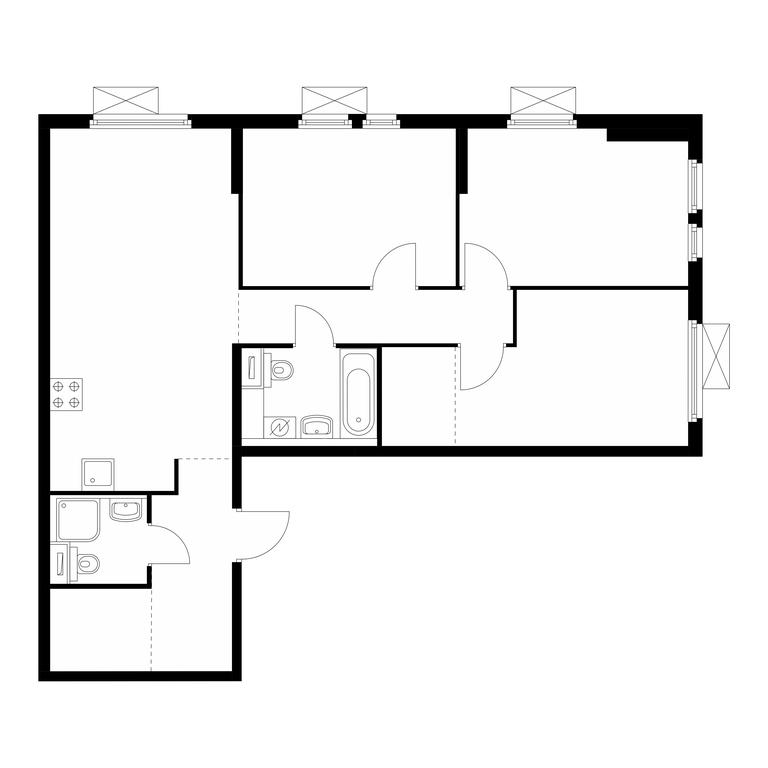 3-BD Apartment Sale, 76.5平方米 at Kuzminskiy Les, mikrorayon Belaya Dacha, 25, Kotelniki, Moscow Region, Russia #1 3-BD Apartment Sale, 76.5平方米 at Kuzminskiy Les, mikrorayon Belaya Dacha, 25, Kotelniki, Moscow Region, Russia #1