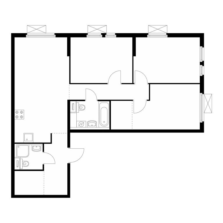 3-BD Apartment Sale, 76.5平方米 at Kuzminskiy Les, mikrorayon Belaya Dacha, 25, Kotelniki, Moscow Region, Russia #2 3-BD Apartment Sale, 76.5平方米 at Kuzminskiy Les, mikrorayon Belaya Dacha, 25, Kotelniki, Moscow Region, Russia #2