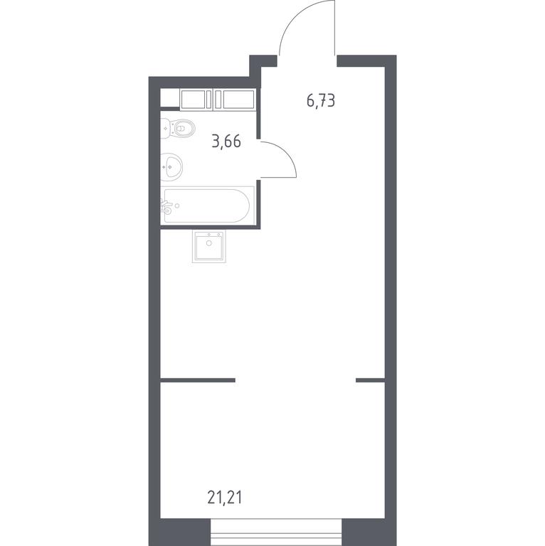 Apartment Sale, 31.6平方米 at MirrorZdanie, Oktyabrskaya Street, 98, Moscow, Russia #1 Apartment Sale, 31.6平方米 at MirrorZdanie, Oktyabrskaya Street, 98, Moscow, Russia #1