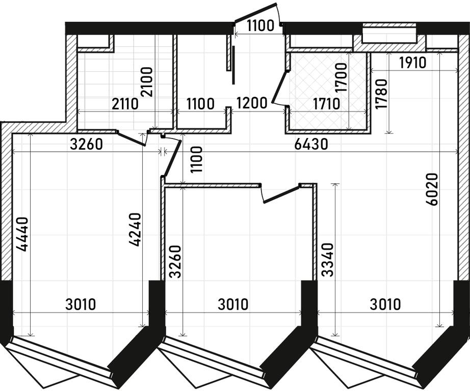 2-BD Apartment Sale, 60.05 sq. m. at Republic, Presnensky Val Street, 27с1, Moscow, Russia #1 2-BD Apartment Sale, 60.05 sq. m. at Republic, Presnensky Val Street, 27с1, Moscow, Russia #1