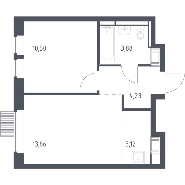 Apartment Sale, 35.39平方米 at Bolshoe Putilkovo, Prostornaya ulitsa, 1, Putilkovo Village, Krasnogorsk City District, Moscow Region, Russia #1 Apartment Sale, 35.39平方米 at Bolshoe Putilkovo, Prostornaya ulitsa, 1, Putilkovo Village, Krasnogorsk City District, Moscow Region, Russia #1