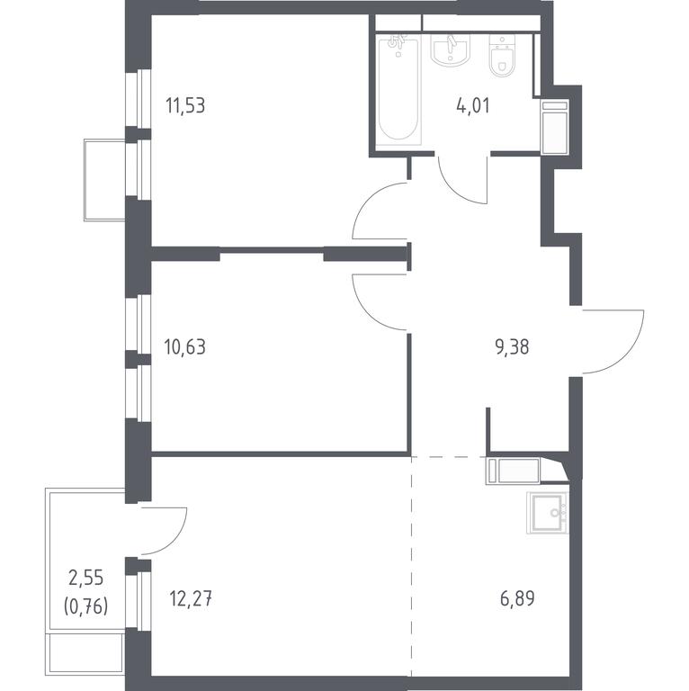 1-BD Apartment Sale, 55.47 sq. m. at Bolshoe Putilkovo, Prostornaya ulitsa, 1, Putilkovo Village, Krasnogorsk City District, Moscow Region, Russia #1 1-BD Apartment Sale, 55.47 sq. m. at Bolshoe Putilkovo, Prostornaya ulitsa, 1, Putilkovo Village, Krasnogorsk City District, Moscow Region, Russia #1