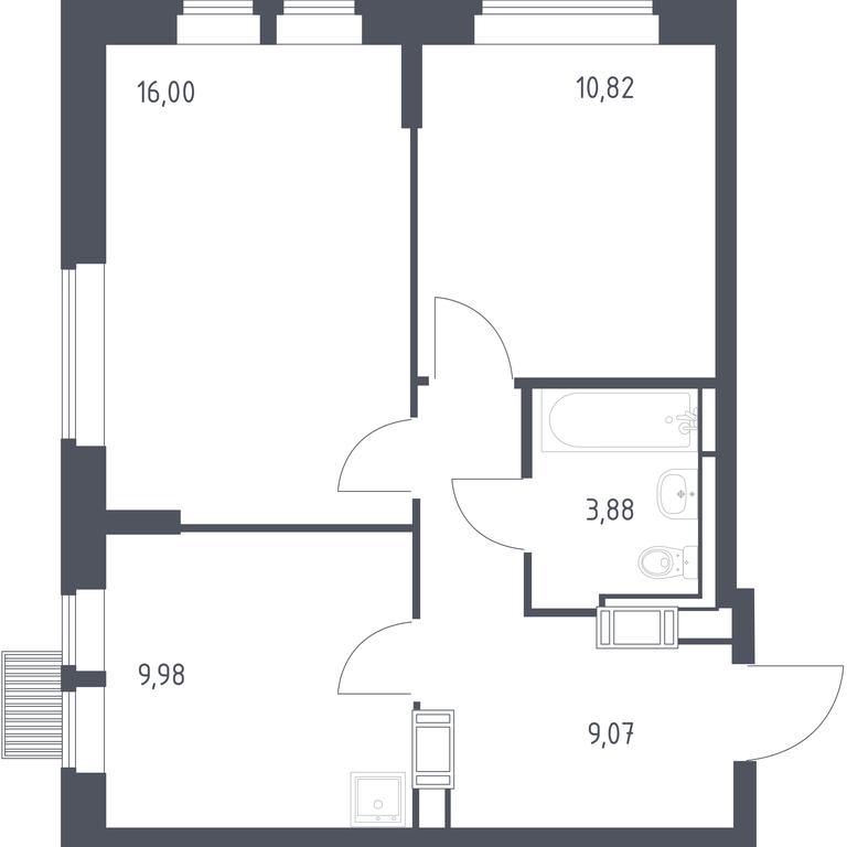 1-BD Apartment Sale, 49.75 sq. m. at Bolshoe Putilkovo, Prostornaya ulitsa, 1, Putilkovo Village, Krasnogorsk City District, Moscow Region, Russia #1 1-BD Apartment Sale, 49.75 sq. m. at Bolshoe Putilkovo, Prostornaya ulitsa, 1, Putilkovo Village, Krasnogorsk City District, Moscow Region, Russia #1