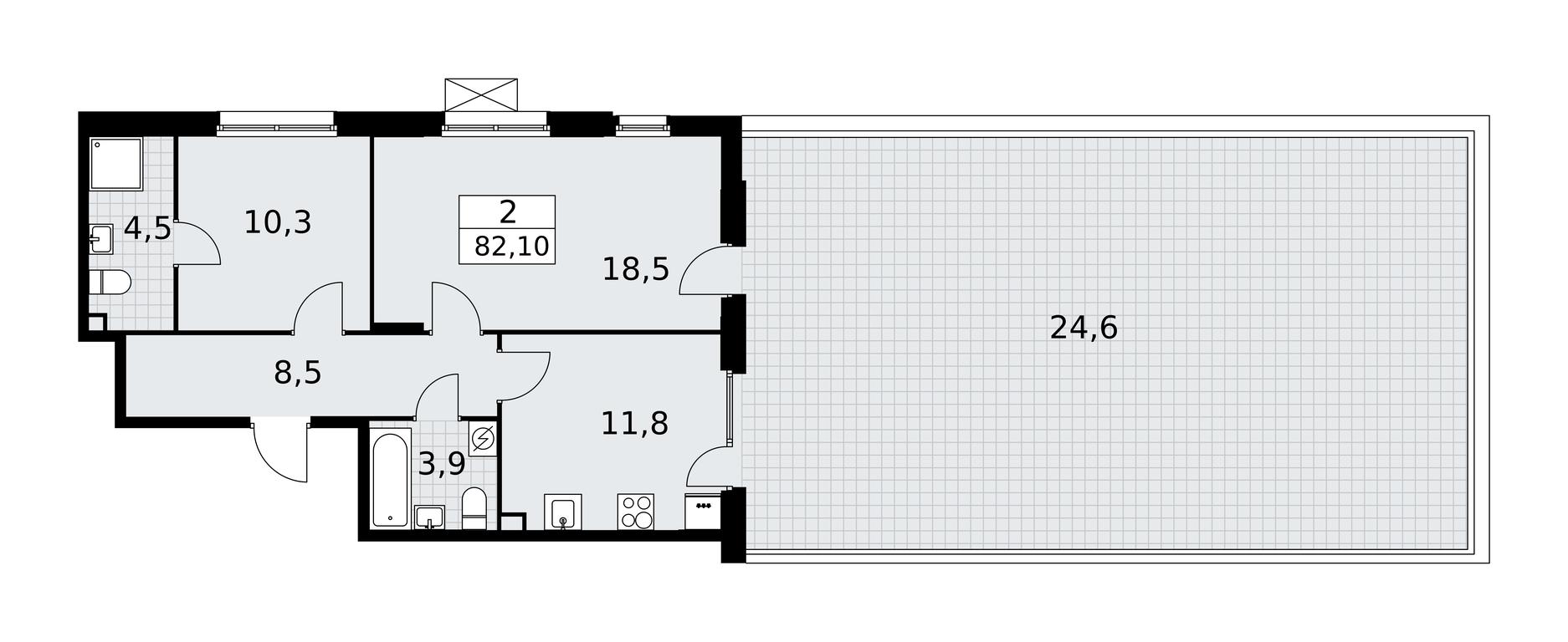 1-BD Apartment Sale, 81.9平方米 at Buninskie Kvartaly, Akademika Semyonova Street, 22, Moscow, Russia #1 1-BD Apartment Sale, 81.9平方米 at Buninskie Kvartaly, Akademika Semyonova Street, 22, Moscow, Russia #1