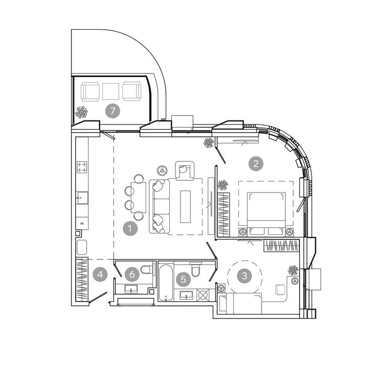 2-BD Apartment Sale, 81.6平方米 at UNO.Sokolinaya Gora, 8th Sokolinoy Gory Street, 26, Moscow, Russia #1 2-BD Apartment Sale, 81.6平方米 at UNO.Sokolinaya Gora, 8th Sokolinoy Gory Street, 26, Moscow, Russia #1