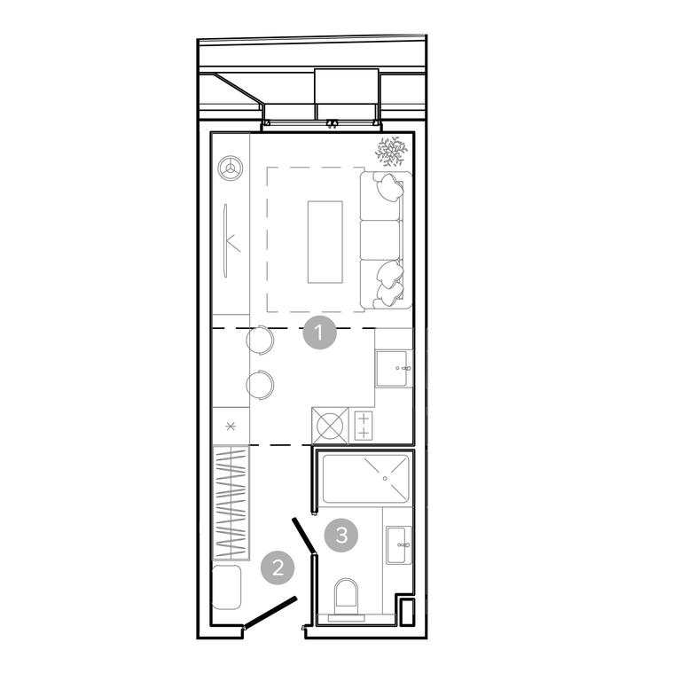 Apartment Sale, 23.7 sq. m. at UNO.Sokolinaya Gora, 8th Sokolinoy Gory Street, 26, Moscow, Russia #2