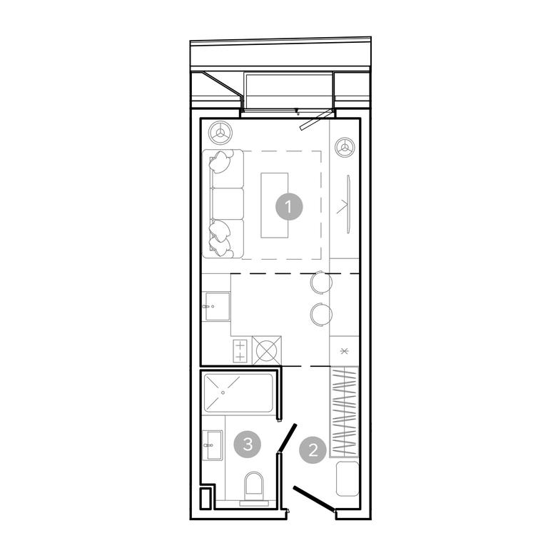 Apartment Sale, 23.7平方米 at UNO.Sokolinaya Gora, 8th Sokolinoy Gory Street, 26, Moscow, Russia #2 Apartment Sale, 23.7平方米 at UNO.Sokolinaya Gora, 8th Sokolinoy Gory Street, 26, Moscow, Russia #2