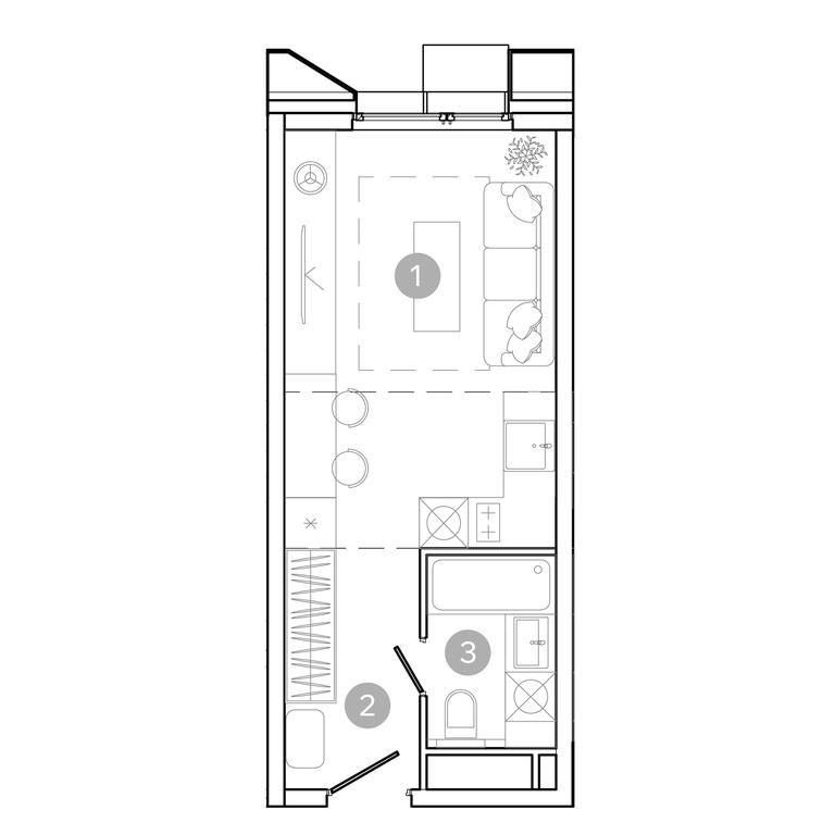 Apartment Sale, 23.7平方米 at UNO.Sokolinaya Gora, 8th Sokolinoy Gory Street, 26, Moscow, Russia #2 Apartment Sale, 23.7平方米 at UNO.Sokolinaya Gora, 8th Sokolinoy Gory Street, 26, Moscow, Russia #2