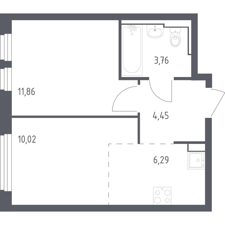 Apartment Sale, 36.38平方米 at Ostafevo, Ostafyevskoe Highway, 12к1, Ryazanovskoe Settlement, Moscow, Russia #1 Apartment Sale, 36.38平方米 at Ostafevo, Ostafyevskoe Highway, 12к1, Ryazanovskoe Settlement, Moscow, Russia #1