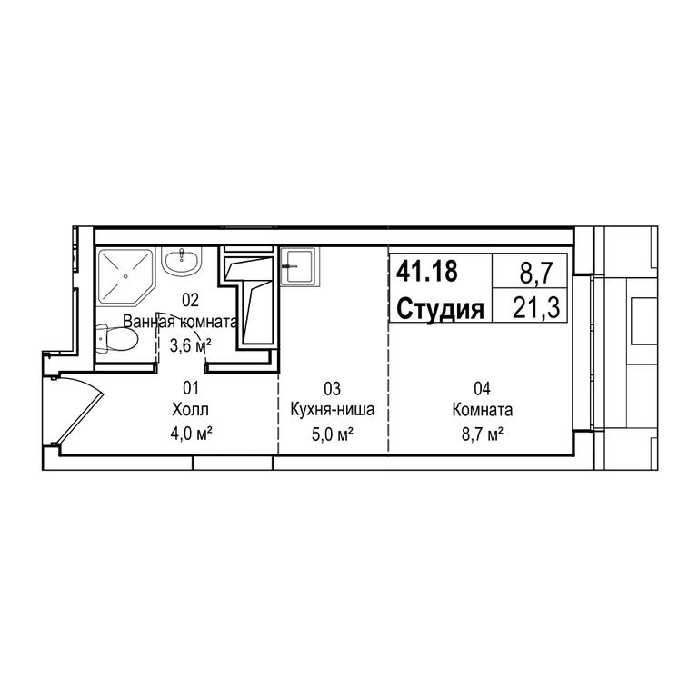 4-BD Apartment Sale, 116.2 sq. m. at Silver, Serebryakova Drive, 11к1, Moscow, Russia #2 4-BD Apartment Sale, 116.2 sq. m. at Silver, Serebryakova Drive, 11к1, Moscow, Russia #2