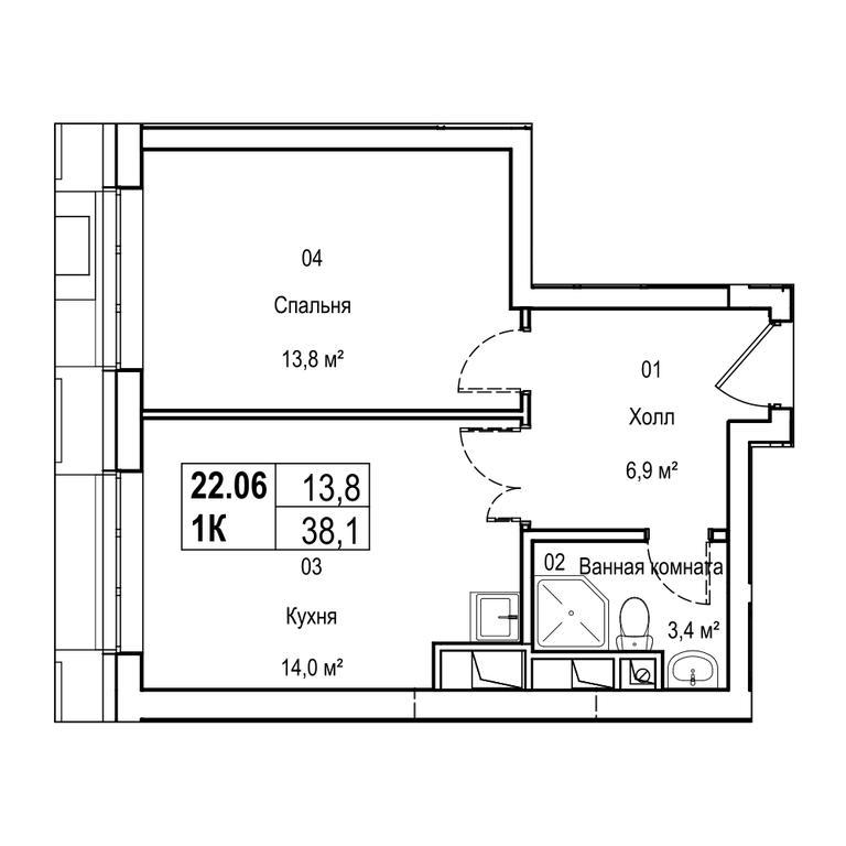 3-BD Apartment Sale, 84.7 sq. m. at Silver, Serebryakova Drive, 11к1, Moscow, Russia #2 3-BD Apartment Sale, 84.7 sq. m. at Silver, Serebryakova Drive, 11к1, Moscow, Russia #2