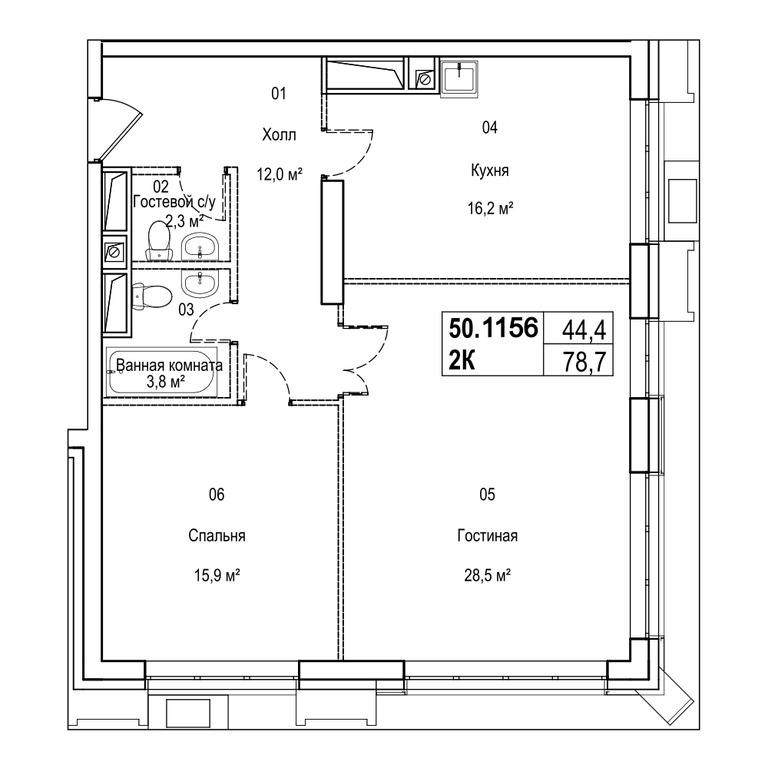 3-BD Apartment Sale, 85.3 sq. m. at Silver, Serebryakova Drive, 11к1, Moscow, Russia #1 3-BD Apartment Sale, 85.3 sq. m. at Silver, Serebryakova Drive, 11к1, Moscow, Russia #1