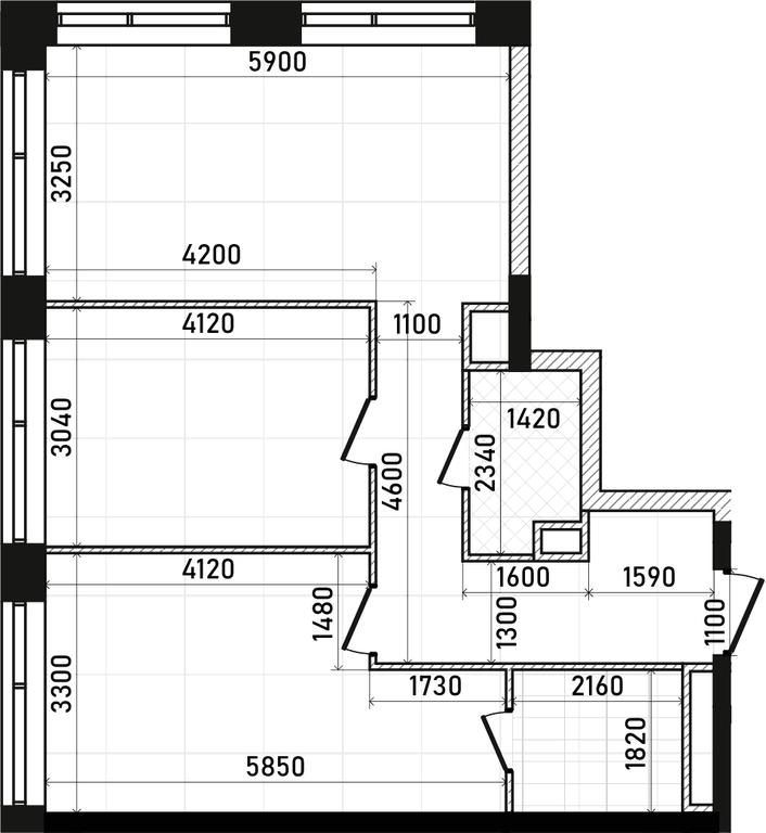 2-BD Apartment Sale, 65.68平方米 at Republic, Presnensky Val Street, 27с1, Moscow, Russia #1