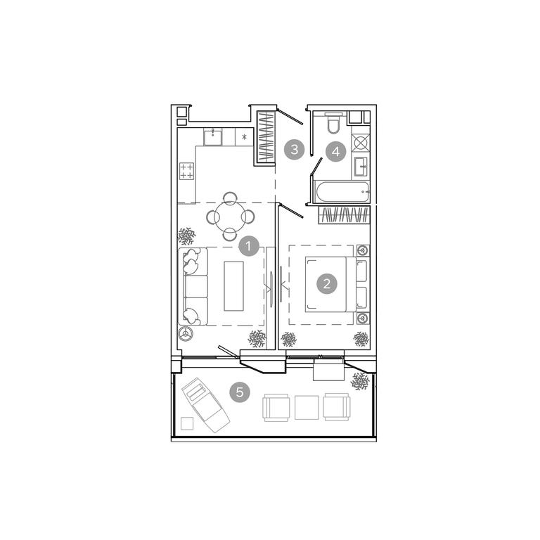 1-BD Apartment Sale, 50.2平方米 at UNO.Sokolinaya Gora, 8th Sokolinoy Gory Street, 26, Moscow, Russia #1 1-BD Apartment Sale, 50.2平方米 at UNO.Sokolinaya Gora, 8th Sokolinoy Gory Street, 26, Moscow, Russia #1