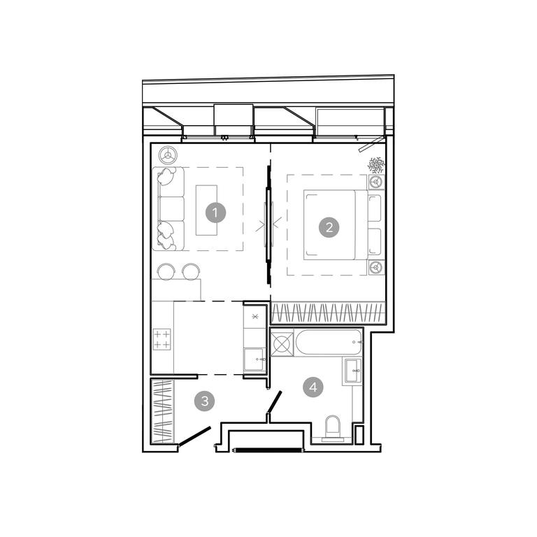 1-BD Apartment Sale, 43.5平方米 at UNO.Sokolinaya Gora, 8th Sokolinoy Gory Street, 26, Moscow, Russia #1 1-BD Apartment Sale, 43.5平方米 at UNO.Sokolinaya Gora, 8th Sokolinoy Gory Street, 26, Moscow, Russia #1