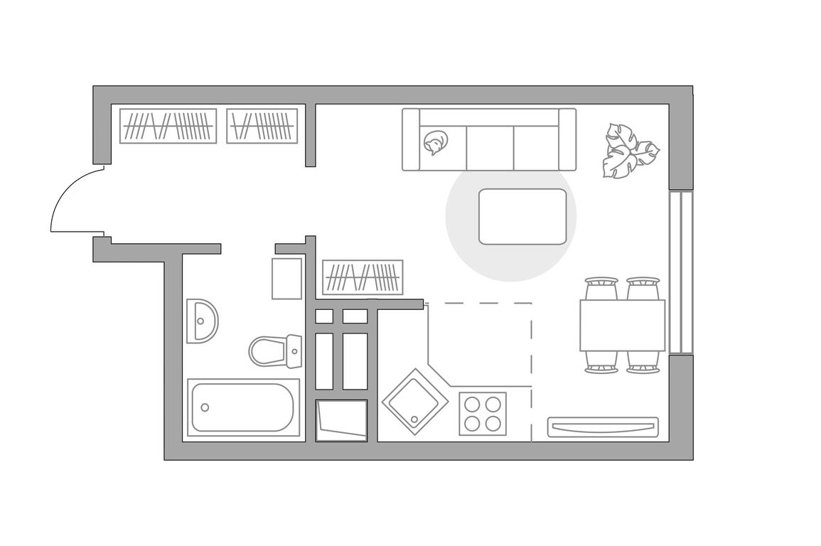 Apartment Sale, 24.8 sq. m. at Innovatsiya, bulvar Eynshteyna, 1, Urban-Type Settlement of Novoivanovskoe, Odintsovskiy City District, Moscow Region, Russia #1