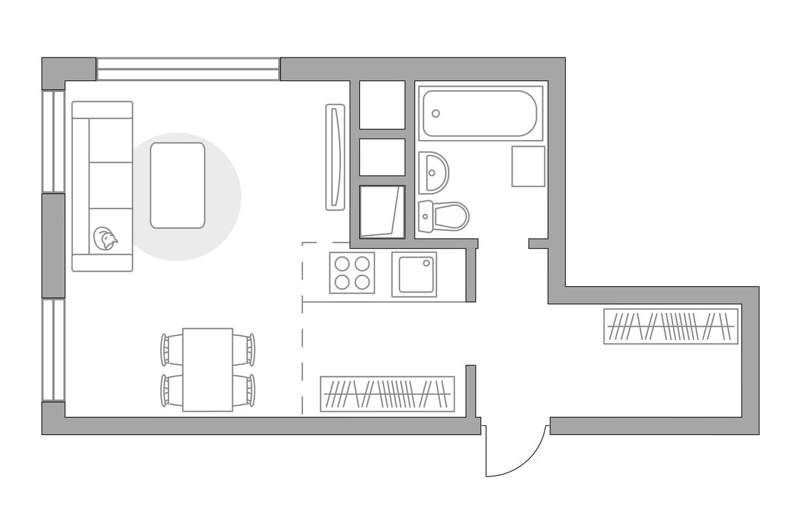 Apartment Sale, 25.4 sq. m. at Innovatsiya, bulvar Eynshteyna, 1, Urban-Type Settlement of Novoivanovskoe, Odintsovskiy City District, Moscow Region, Russia #1 Apartment Sale, 25.4 sq. m. at Innovatsiya, bulvar Eynshteyna, 1, Urban-Type Settlement of Novoivanovskoe, Odintsovskiy City District, Moscow Region, Russia #1