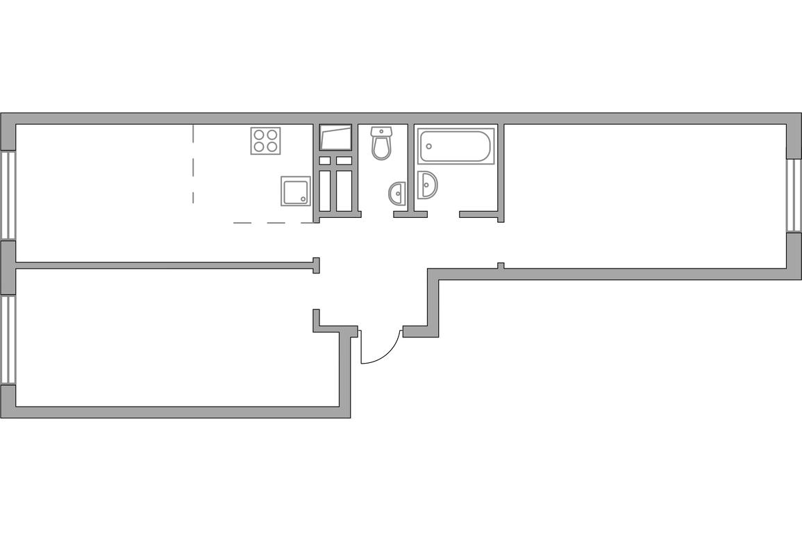 2-BD Apartment Sale, 60.1 sq. m. at Innovatsiya, bulvar Eynshteyna, 1, Urban-Type Settlement of Novoivanovskoe, Odintsovskiy City District, Moscow Region, Russia #2 2-BD Apartment Sale, 60.1 sq. m. at Innovatsiya, bulvar Eynshteyna, 1, Urban-Type Settlement of Novoivanovskoe, Odintsovskiy City District, Moscow Region, Russia #2