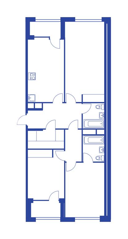 2-BD Apartment Sale, 100.6平方米 at iLove, улица Бочкова, 11А, Москва, Россия #1 2-BD Apartment Sale, 100.6平方米 at iLove, улица Бочкова, 11А, Москва, Россия #1