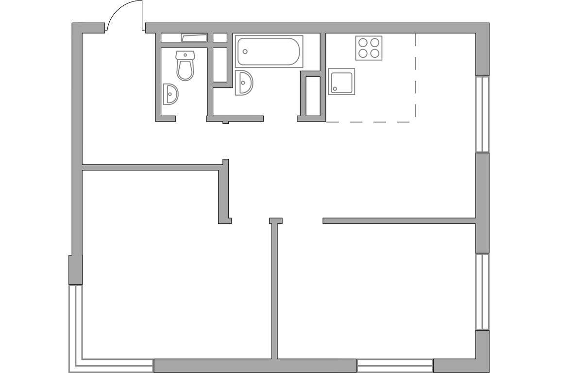 2-BD Apartment Sale, 58.2 sq. m. at Innovatsiya, bulvar Eynshteyna, 1, Urban-Type Settlement of Novoivanovskoe, Odintsovskiy City District, Moscow Region, Russia #2 2-BD Apartment Sale, 58.2 sq. m. at Innovatsiya, bulvar Eynshteyna, 1, Urban-Type Settlement of Novoivanovskoe, Odintsovskiy City District, Moscow Region, Russia #2