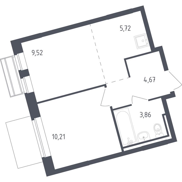 Apartment Sale, 34 sq. m. at Rublevskiy Kvartal, Laykovo Green Quarter, zhiloy kompleks Gorod-sobytiye Laykovo, selo Laykovo, Odintsovskiy City District, Moscow Region, Russia #1 Apartment Sale, 34 sq. m. at Rublevskiy Kvartal, Laykovo Green Quarter, zhiloy kompleks Gorod-sobytiye Laykovo, selo Laykovo, Odintsovskiy City District, Moscow Region, Russia #1