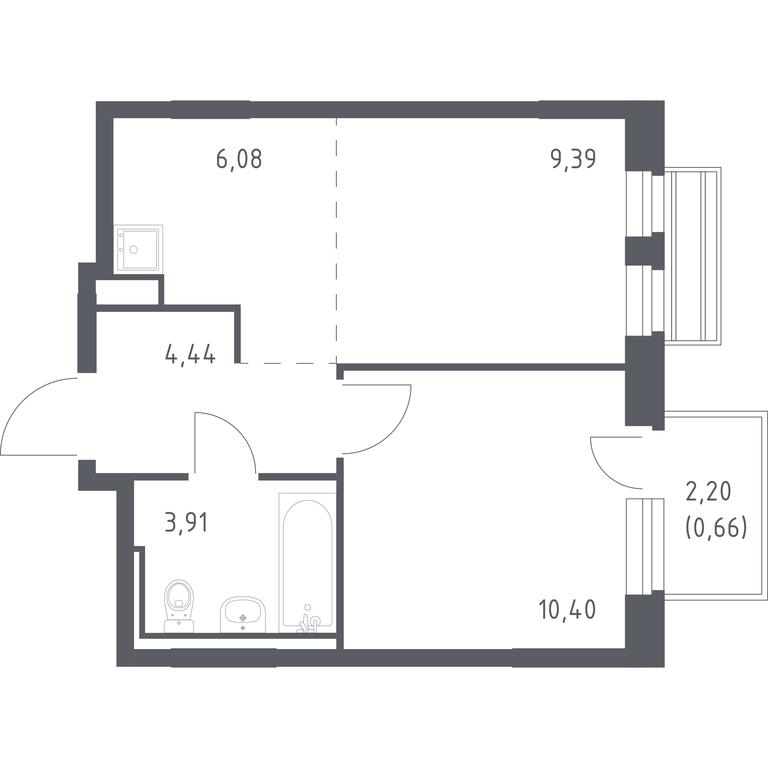 Apartment Sale, 34.4 sq. m. at Rublevskiy Kvartal, Laykovo Green Quarter, zhiloy kompleks Gorod-sobytiye Laykovo, selo Laykovo, Odintsovskiy City District, Moscow Region, Russia #1 Apartment Sale, 34.4 sq. m. at Rublevskiy Kvartal, Laykovo Green Quarter, zhiloy kompleks Gorod-sobytiye Laykovo, selo Laykovo, Odintsovskiy City District, Moscow Region, Russia #1