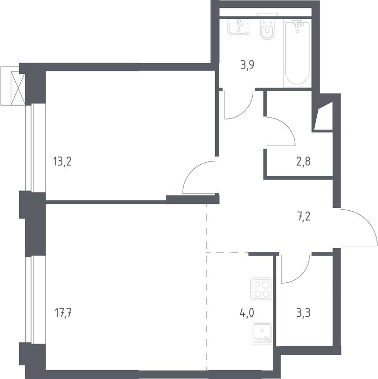 Продажа квартиры, 52,1 м² в ЖК «Верейская 41», Верейская улица, 41, Москва, Россия #1