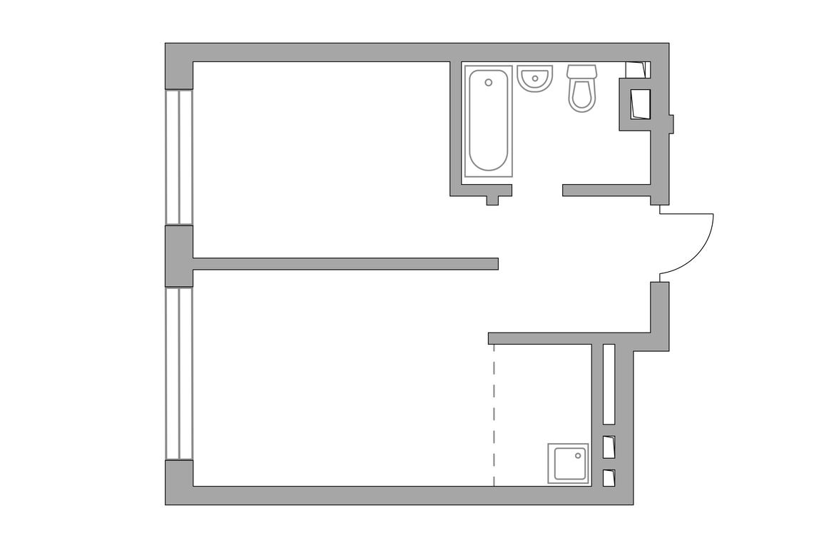1-BD Apartment Sale, 37.91 sq. m. at Triniti 3, Dmitrovskoye Highway, 75к4, Moscow, Russia #2 1-BD Apartment Sale, 37.91 sq. m. at Triniti 3, Dmitrovskoye Highway, 75к4, Moscow, Russia #2