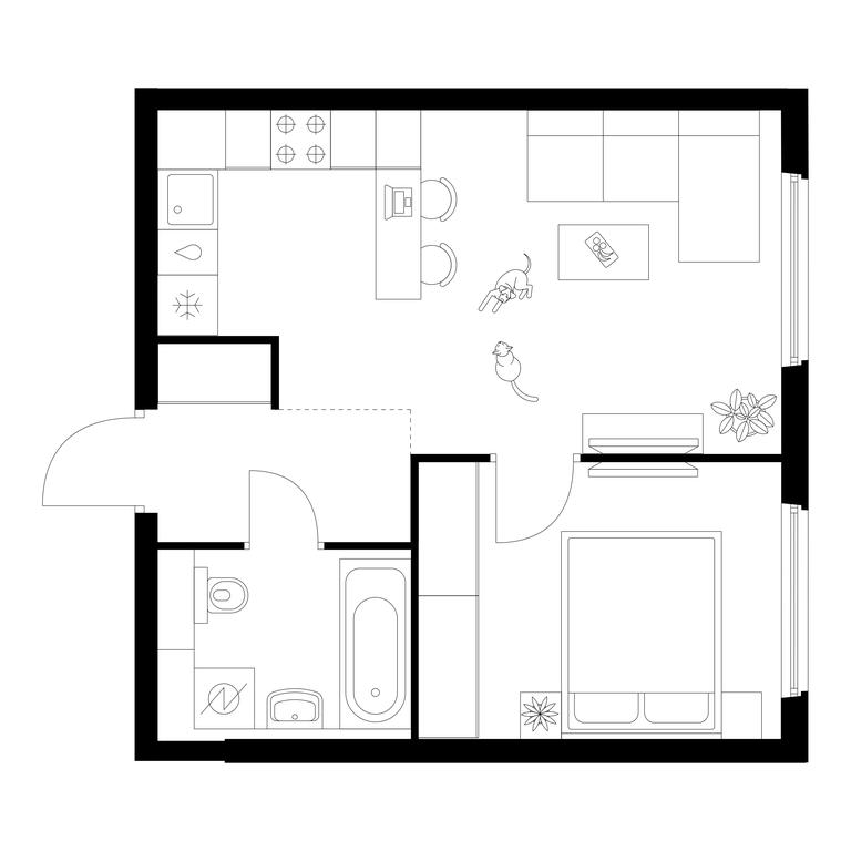 1-BD Apartment Sale, 38.3 sq. m. at Kronshtadtskiy 9, Kronshtadtsky Boulevard, 9с21, Moscow, Russia #1 1-BD Apartment Sale, 38.3 sq. m. at Kronshtadtskiy 9, Kronshtadtsky Boulevard, 9с21, Moscow, Russia #1