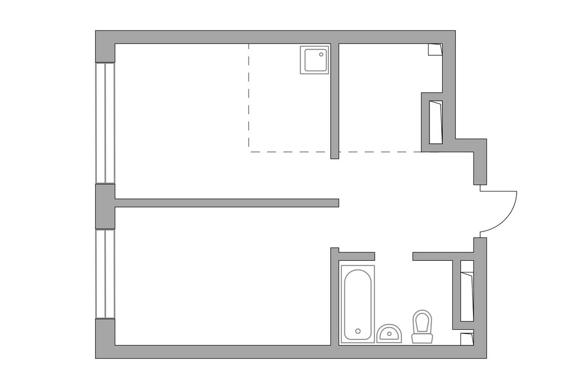 1-BD Apartment Sale, 42.87 sq. m. at Triniti 3, Dmitrovskoye Highway, 75к4, Moscow, Russia #2 1-BD Apartment Sale, 42.87 sq. m. at Triniti 3, Dmitrovskoye Highway, 75к4, Moscow, Russia #2