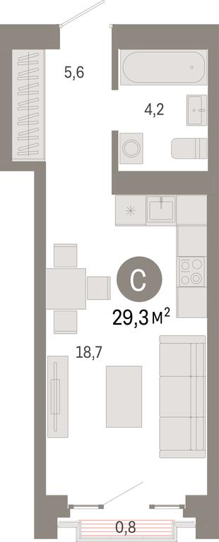 Apartment Sale, 29.3 sq. m. at Kvartal Metronom, Tagilskaya Street, Moscow, Russia #1 Apartment Sale, 29.3 sq. m. at Kvartal Metronom, Tagilskaya Street, Moscow, Russia #1