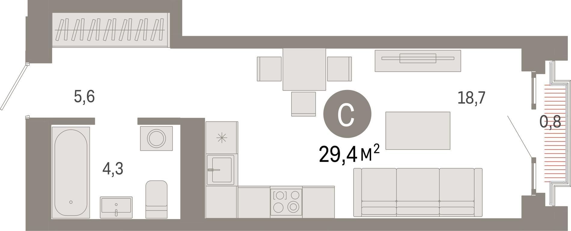 Apartment Sale, 29.4 sq. m. at Kvartal Metronom, Tagilskaya Street, Moscow, Russia #1 Apartment Sale, 29.4 sq. m. at Kvartal Metronom, Tagilskaya Street, Moscow, Russia #1
