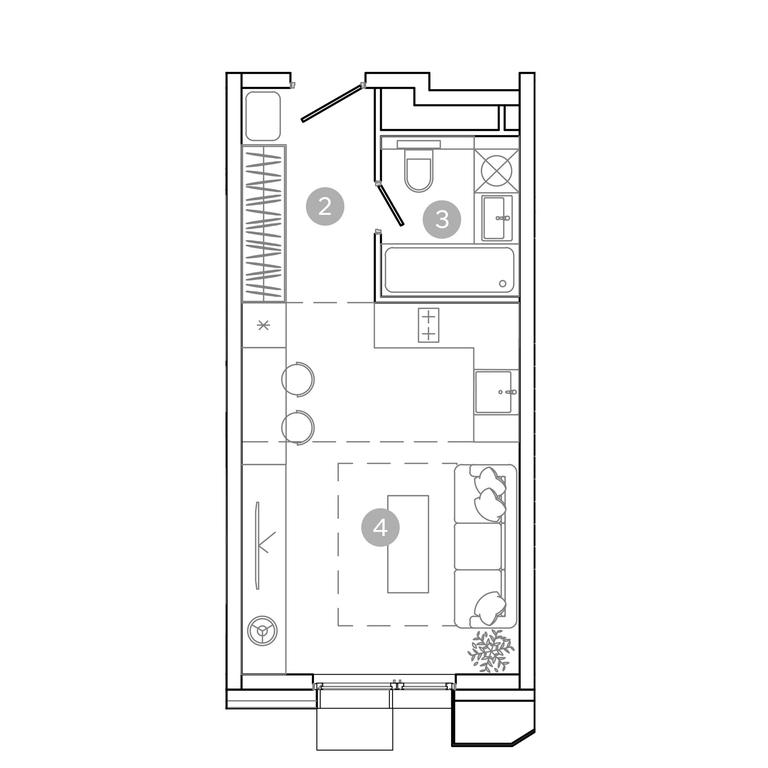 Apartment Sale, 27.9 sq. m. at UNO.Sokolinaya Gora, 8th Sokolinoy Gory Street, 26, Moscow, Russia #2 Apartment Sale, 27.9 sq. m. at UNO.Sokolinaya Gora, 8th Sokolinoy Gory Street, 26, Moscow, Russia #2
