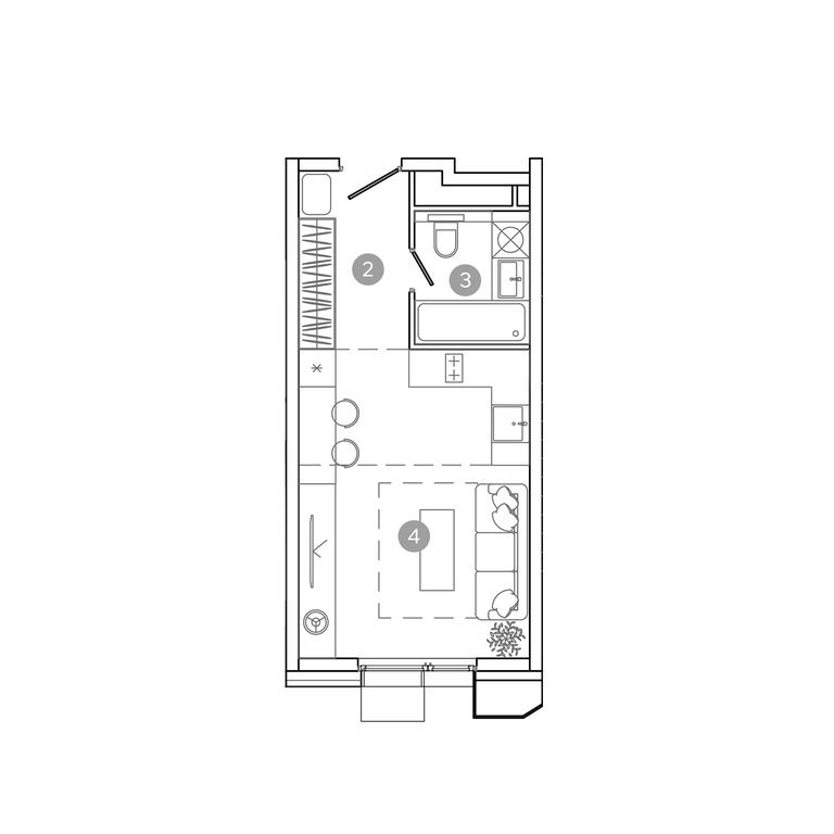 Apartment Sale, 27.9 sq. m. at UNO.Sokolinaya Gora, 8th Sokolinoy Gory Street, 26, Moscow, Russia #1 Apartment Sale, 27.9 sq. m. at UNO.Sokolinaya Gora, 8th Sokolinoy Gory Street, 26, Moscow, Russia #1