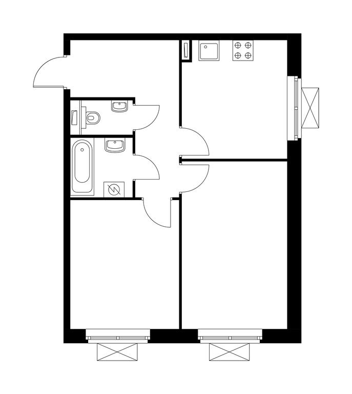 Продажа 2-комн. квартиры, 51,4 м² в ЖК «Мякинино парк», Мякининское шоссе, с3, Московская область, Россия #1 Продажа 2-комн. квартиры, 51,4 м² в ЖК «Мякинино парк», Мякининское шоссе, с3, Московская область, Россия #1