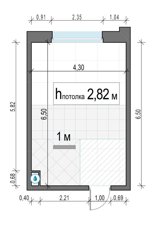 Apartment Sale, 27.3平方米 at Belyi Grad, Tsentralnaya Street, 1, Mytischi, Moscow Region, Russia #2