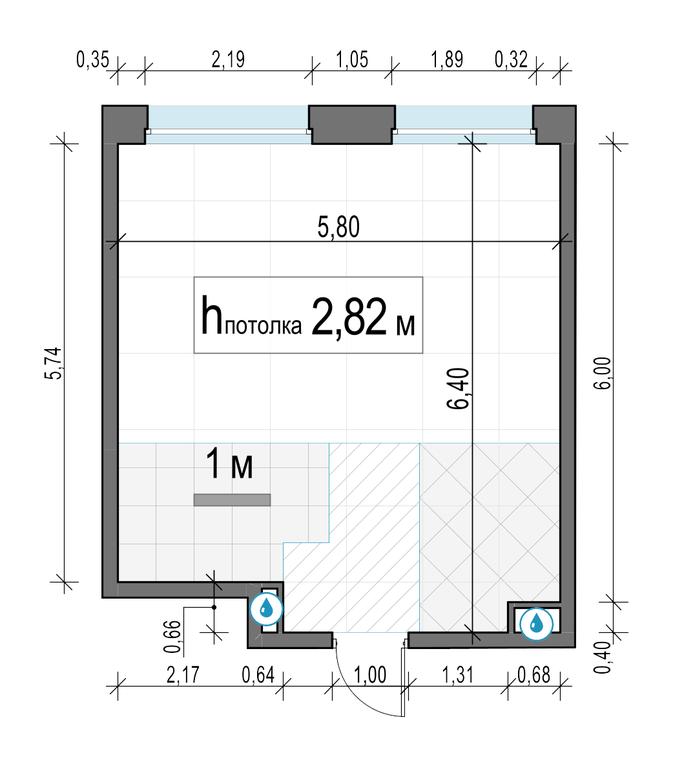 1-BD Apartment Sale, 34.6平方米 at Belyi Grad, Tsentralnaya Street, 1, Mytischi, Moscow Region, Russia #2 1-BD Apartment Sale, 34.6平方米 at Belyi Grad, Tsentralnaya Street, 1, Mytischi, Moscow Region, Russia #2